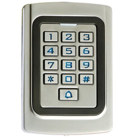 wired keypad in metal box for all openers|ip68 24v keypad.